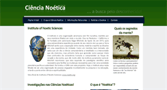 Desktop Screenshot of ciencianoetica.com.br